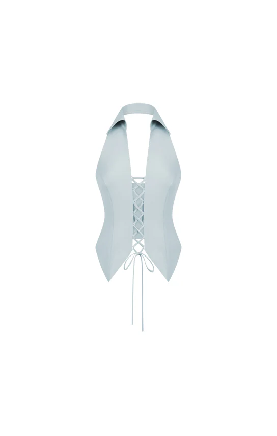 Leona Lace Up Sleeveless Suit - Image 2