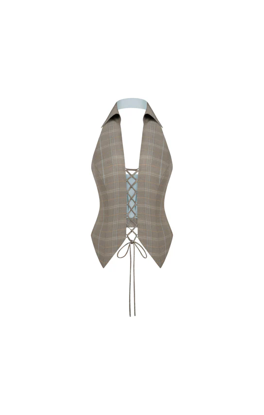 Leona Lace Up Sleeveless Suit - Image 20