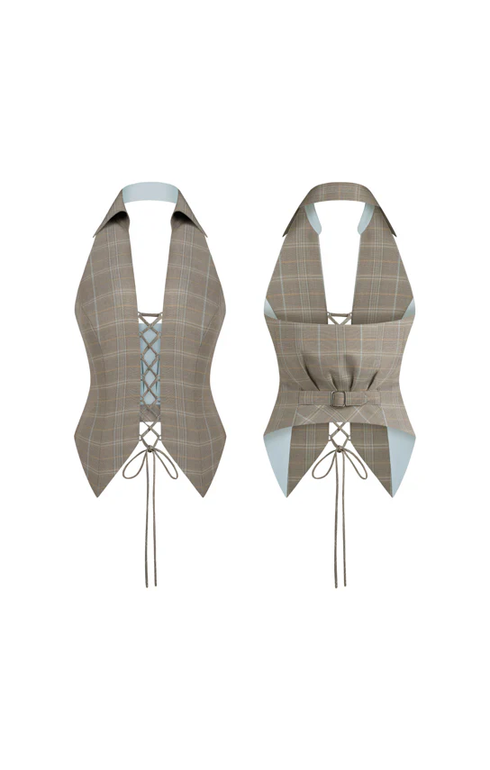 Leona Lace Up Sleeveless Suit - Image 24
