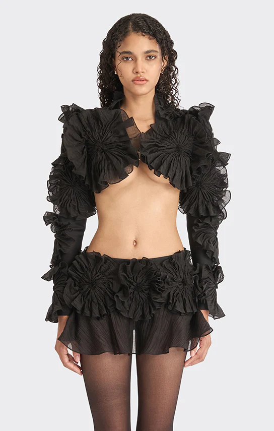 Lotus Leaf Bolero Jacket