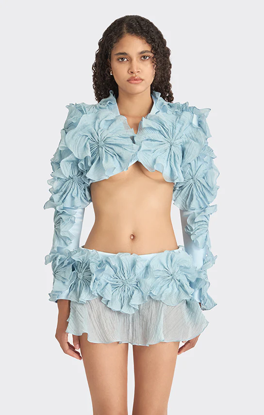Lotus Leaf Bolero Jacket - Image 7