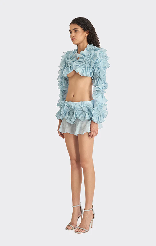 Lotus Leaf Bolero Jacket - Image 8