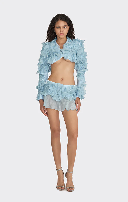 Lotus Leaf Mini Skirt - Image 8