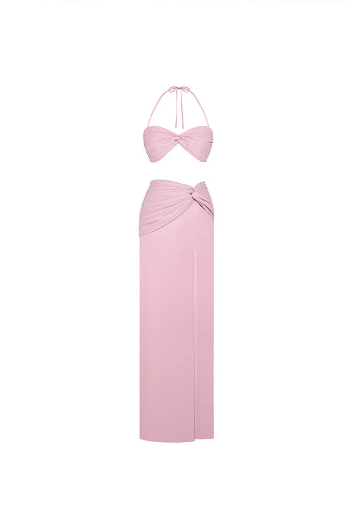 Million Bralette Twisted Maxi Skirt - Image 10