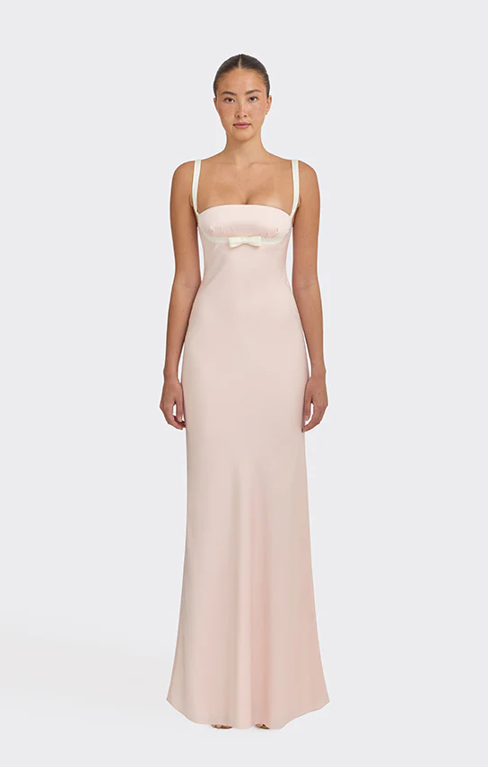 Mini Bow Maxi Dress