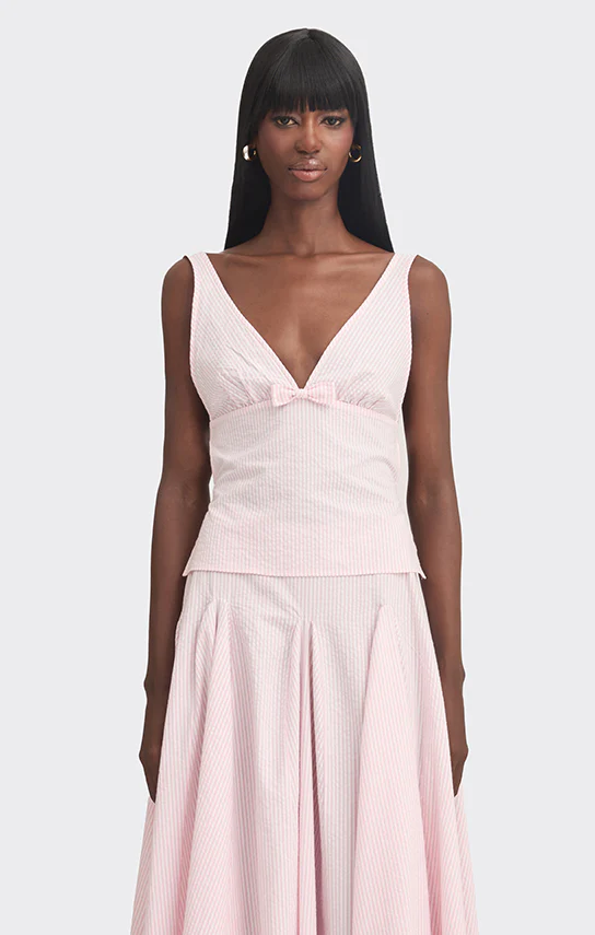 Mini Bow Top (Stripe)