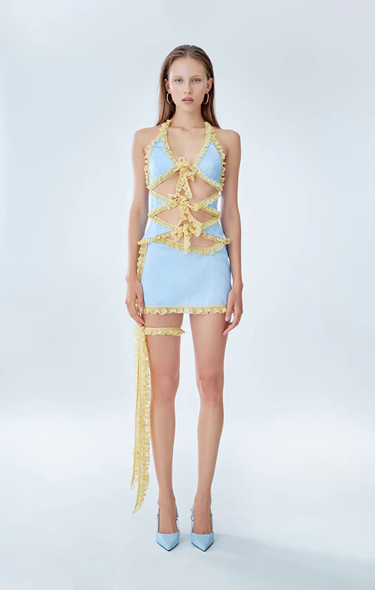 Mini Ruffle Bustier