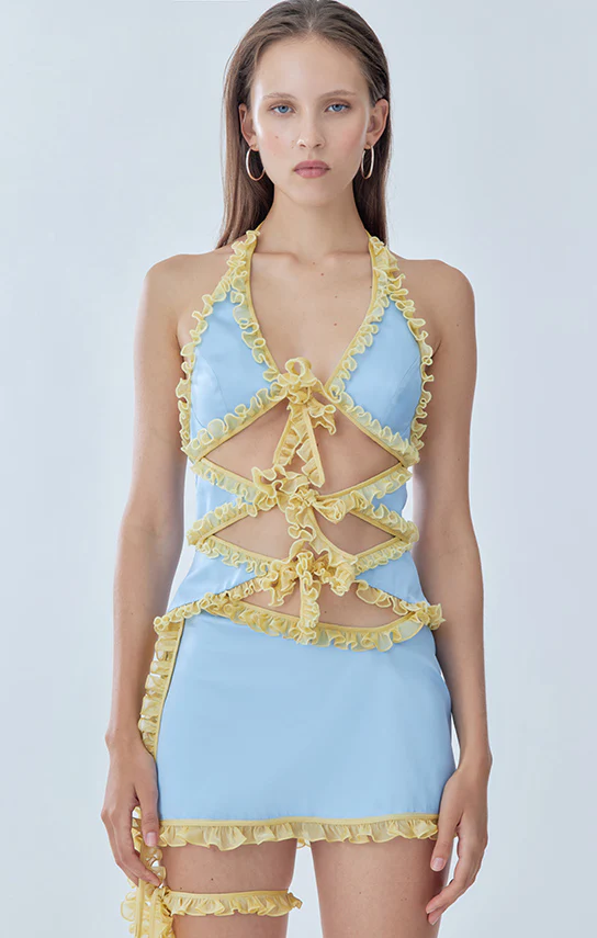 Mini Ruffle Bustier - Image 5
