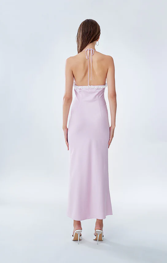 Mini Ruffle Maxi Slip Dress - Image 9