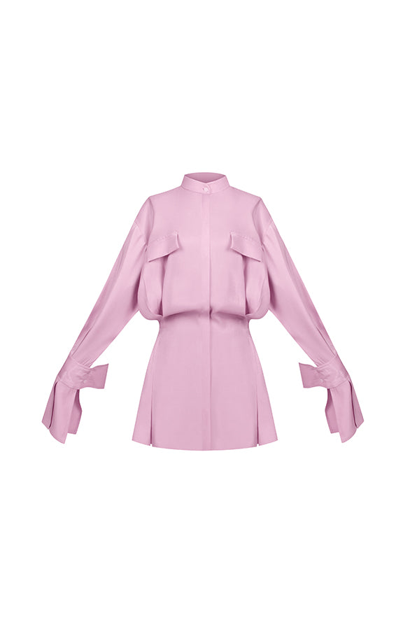 Mr. Mandarin Shirt Dress - Image 8