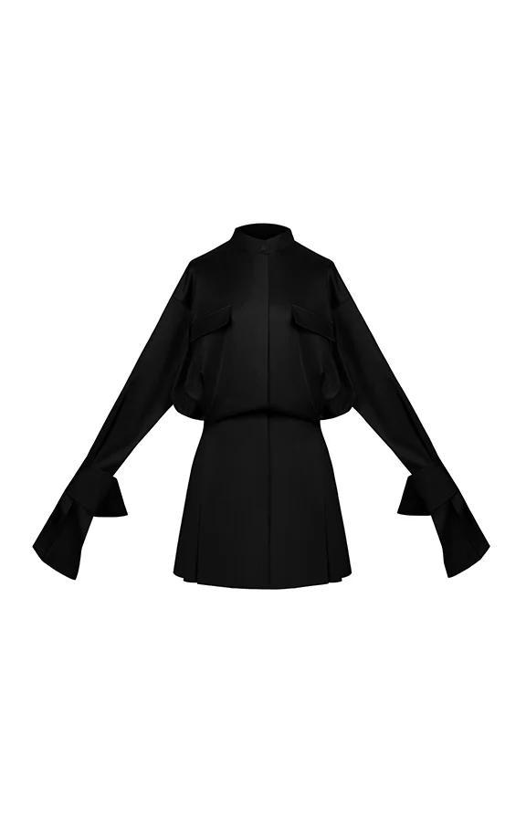 Mr. Mandarin Shirt Dress - Image 9