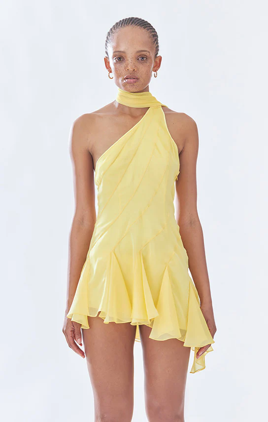 Ms.Godet Asymmetric Dress - Image 2