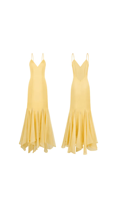 Ms. Godet Maxi Slip Dress - Image 11