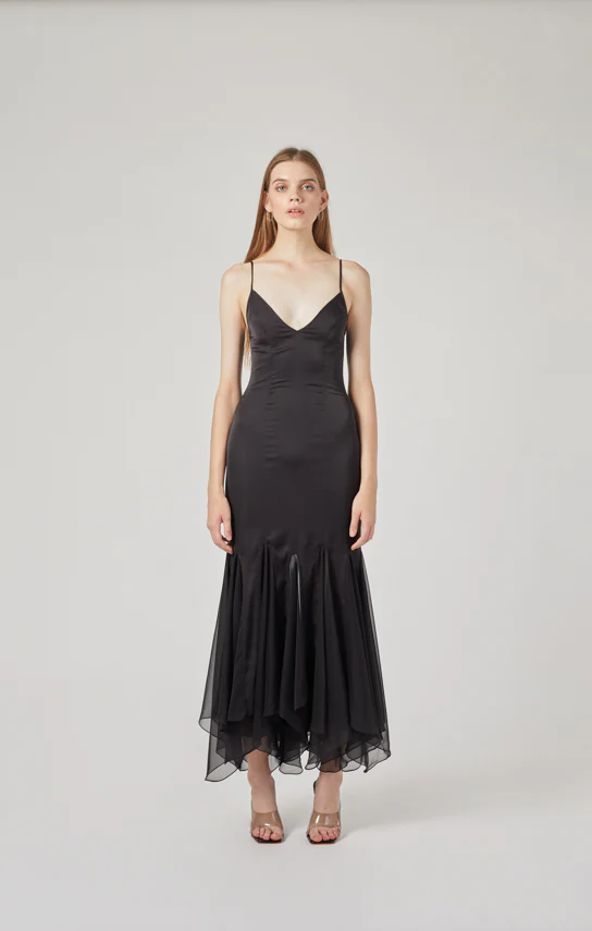 Ms. Godet Maxi Slip Dress - Image 12