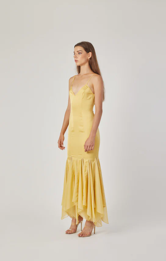 Ms. Godet Maxi Slip Dress - Image 2