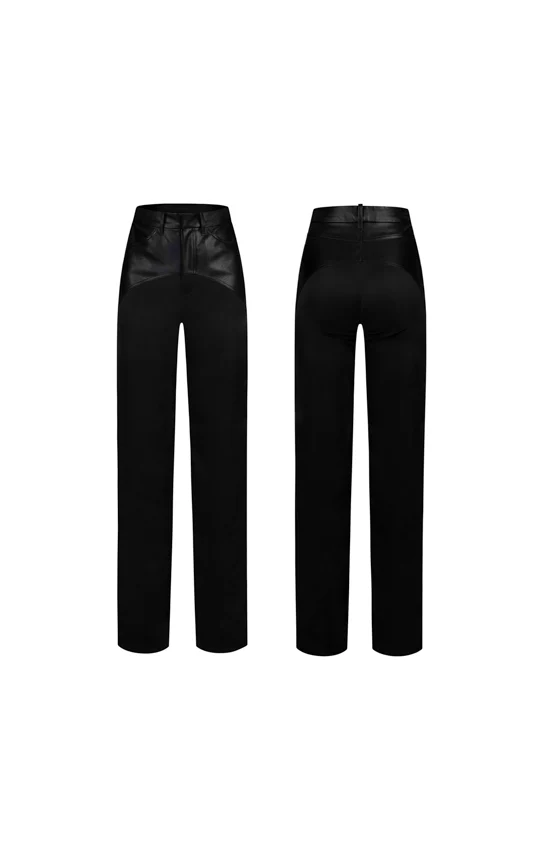 Ms. Godet Leather Pants - Image 11