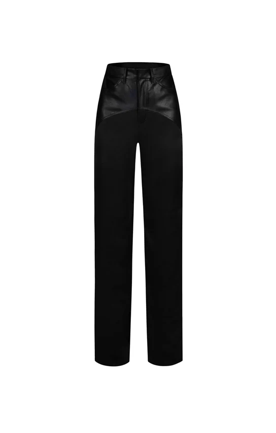 Ms. Godet Leather Pants - Image 2