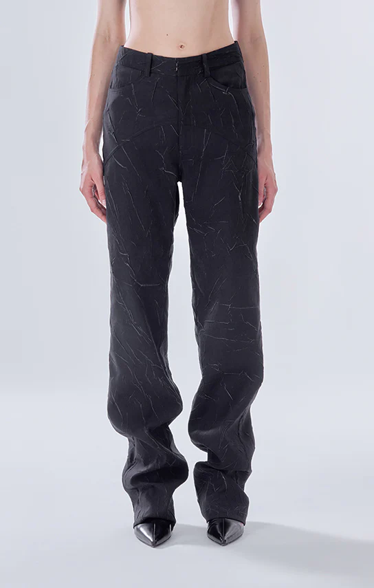 Ms. Godet Wrinkled Effects Pants - Image 3