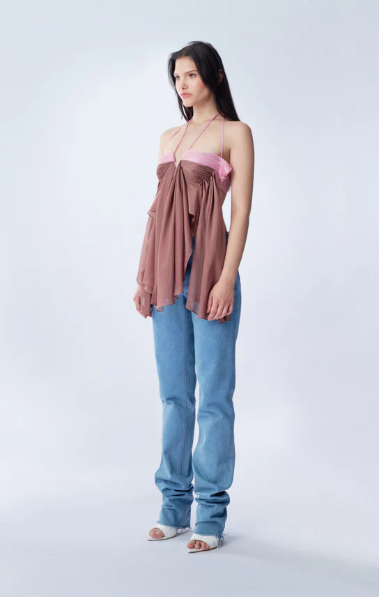 Ms. Heart Chiffon Mini Top - Image 10