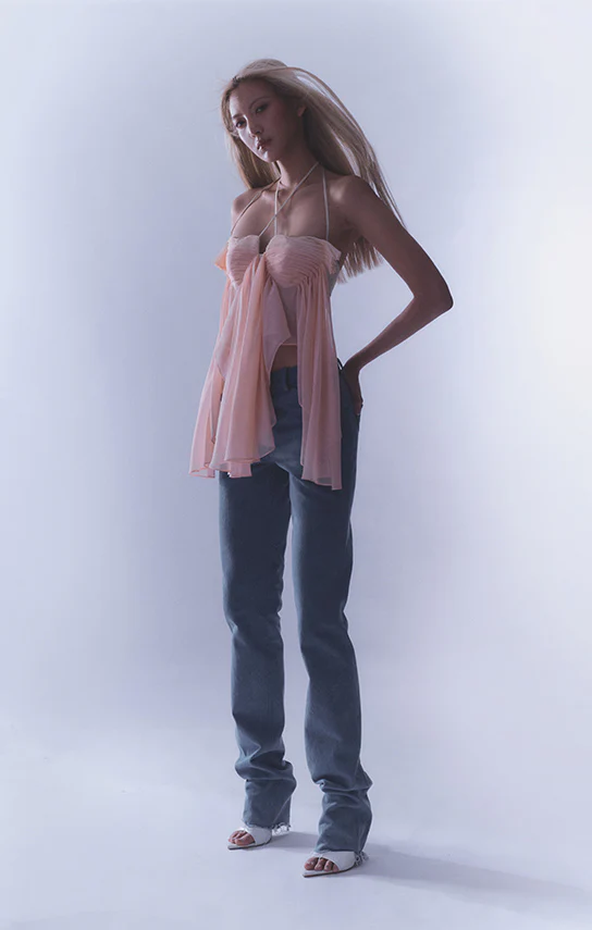 Ms. Heart Chiffon Mini Top - Image 5
