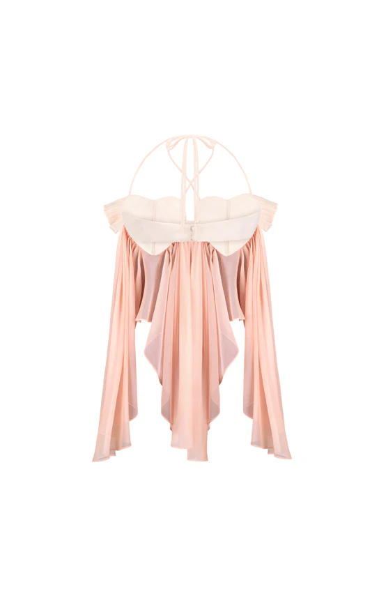 Ms. Heart Chiffon Mini Top - Image 7