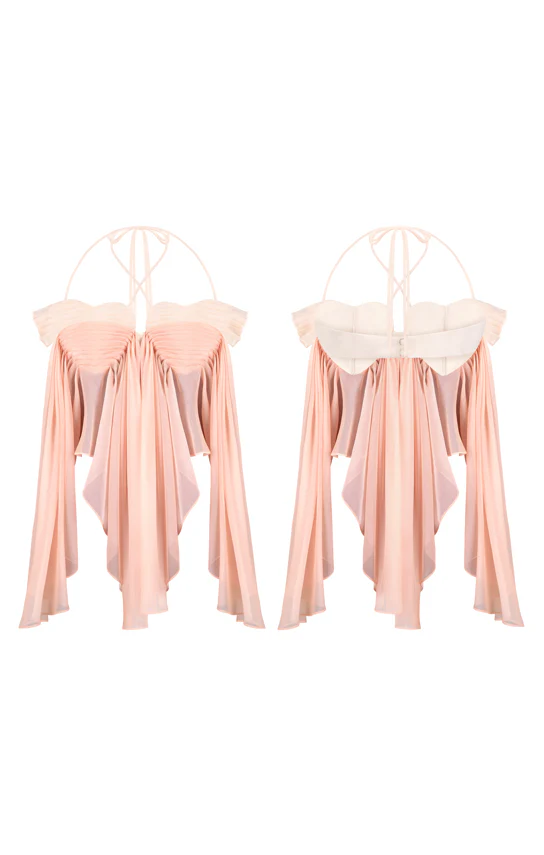 Ms. Heart Chiffon Mini Top - Image 8