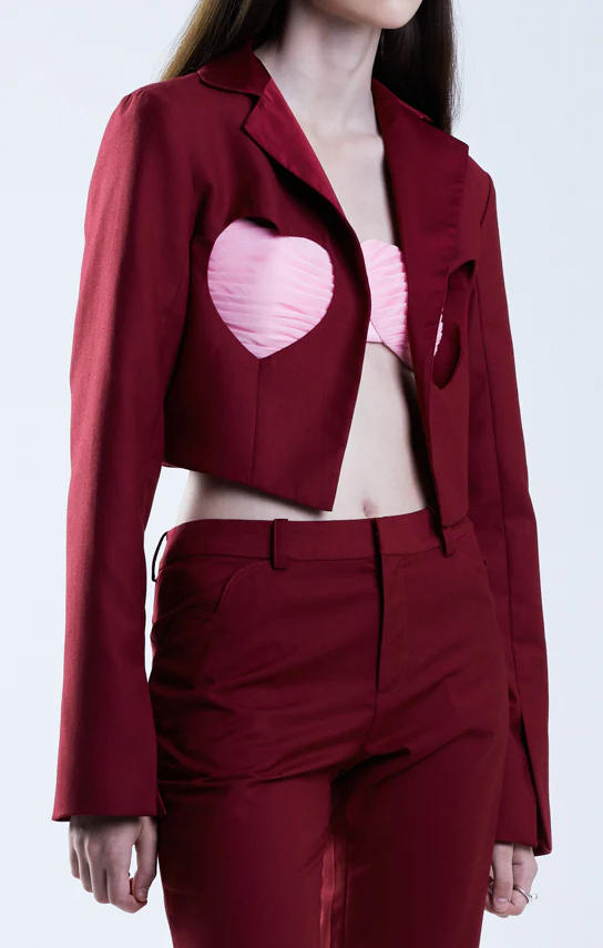 Ms. Heart Cut-Out Suit - Image 23