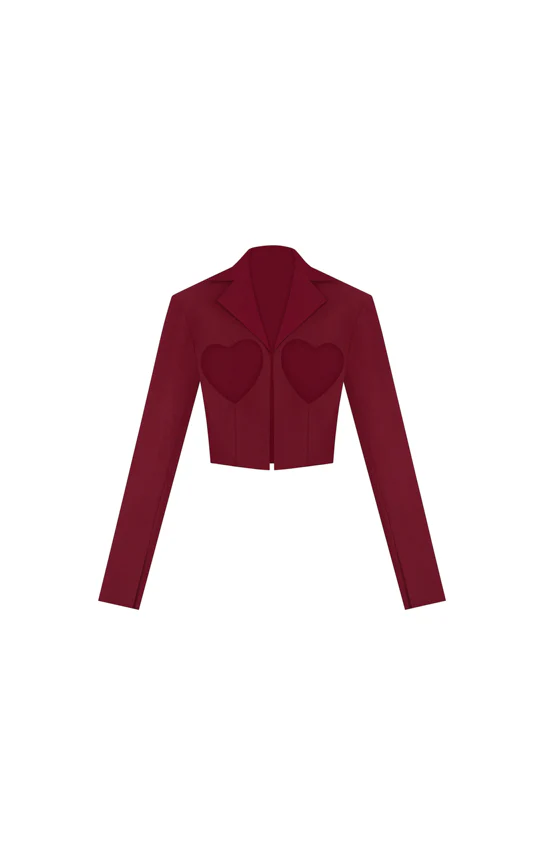 Ms. Heart Cut-Out Suit - Image 24