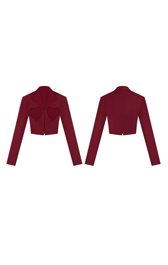 Ms. Heart Cut-Out Suit - Image 26