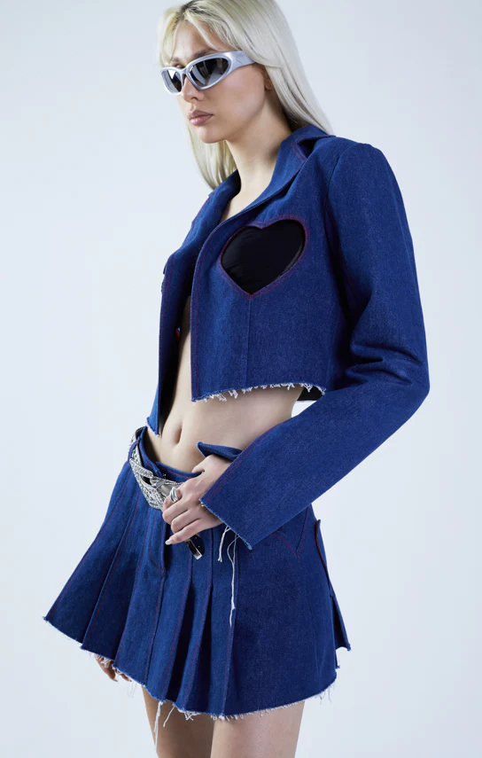 Ms. Heart Cut-Out Suit - Image 3