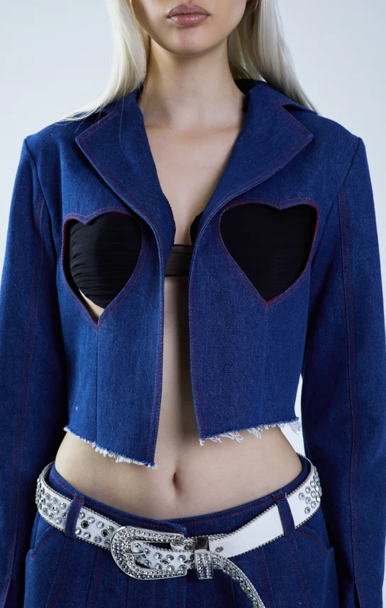 Ms. Heart Cut-Out Suit - Image 4