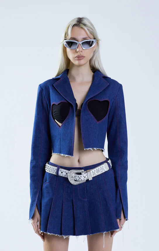 Ms. Heart Cut-Out Suit - Image 5