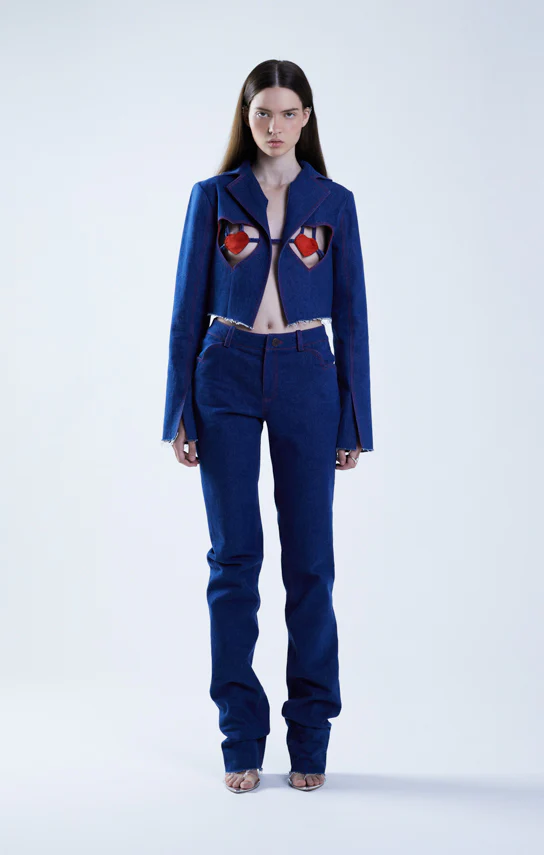 Ms. Heart Cut-Out Suit - Image 6