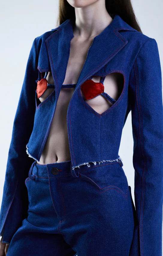 Ms. Heart Cut-Out Suit - Image 7