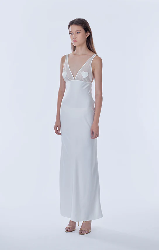 Ms. Heart Maxi Slip Dress - Image 3