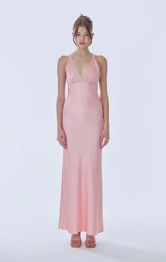 Ms. Heart Maxi Slip Dress - Image 6
