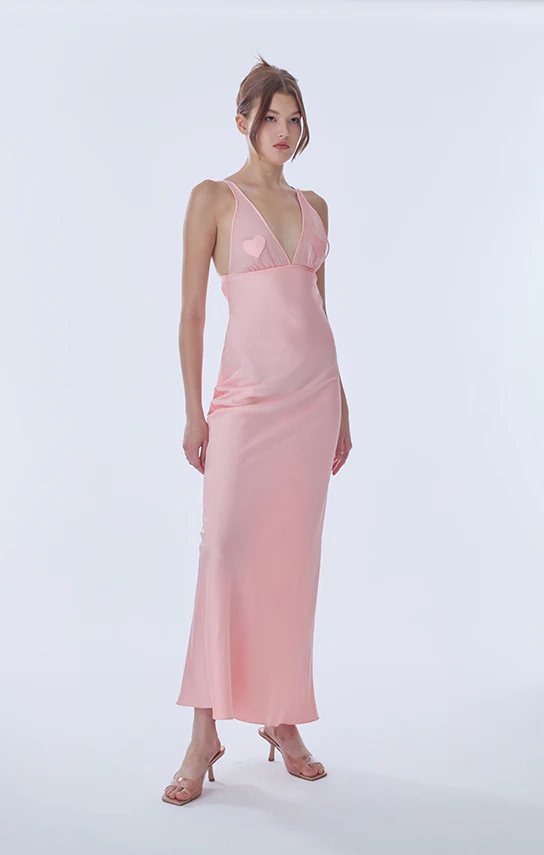 Ms. Heart Maxi Slip Dress - Image 7