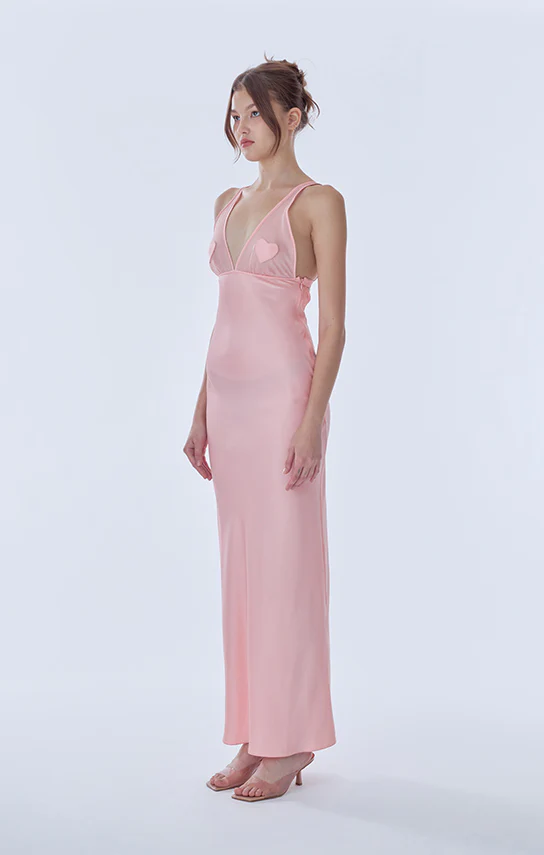 Ms. Heart Maxi Slip Dress - Image 8