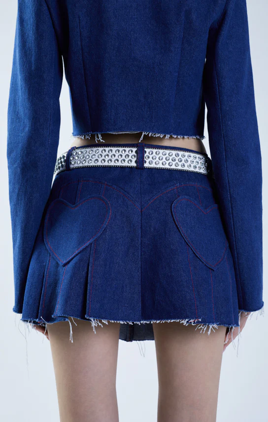 Ms. Heart Mini Skirt - Image 2