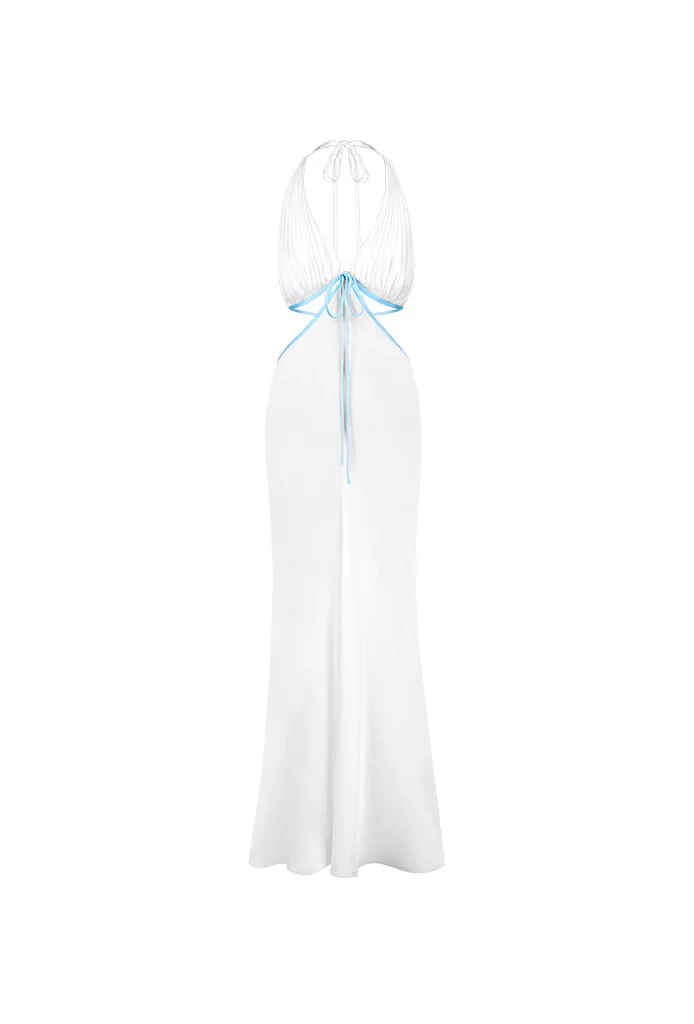 Ms. Pleat Cut-Out Dress (Two-Tone) - Image 8