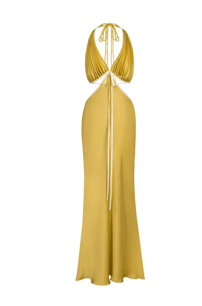 Ms. Pleat Cut-Out Dress (One-Tone) - Image 10