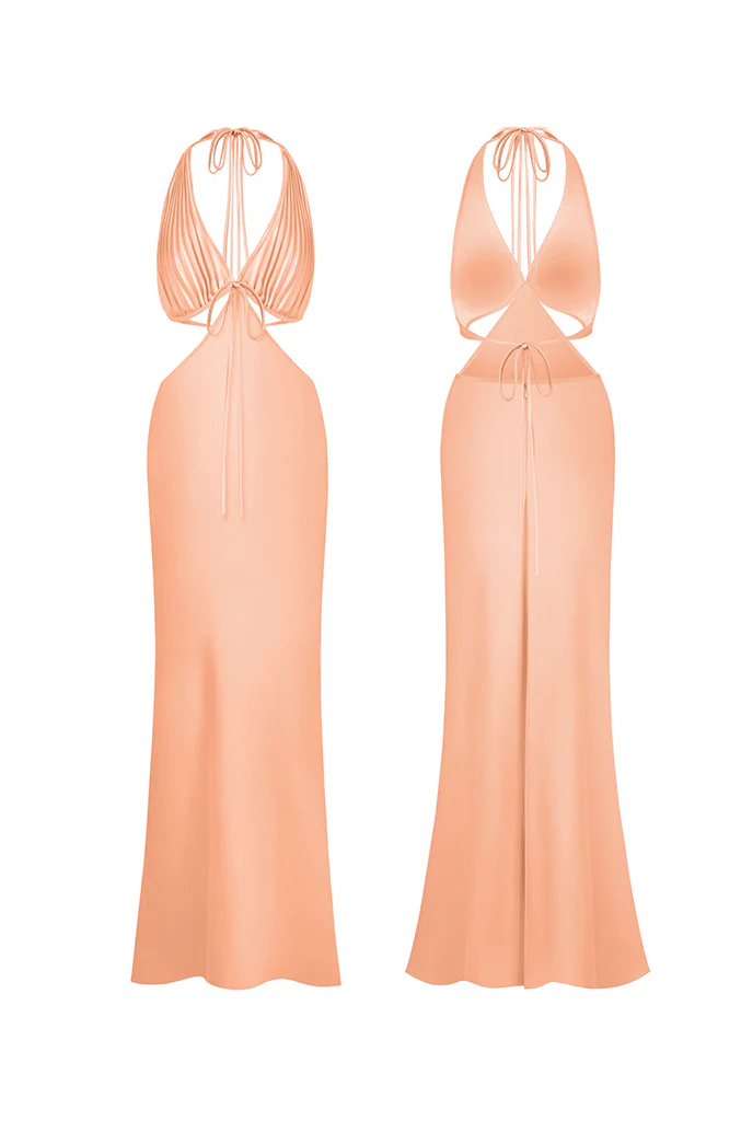 Ms. Pleat Cut-Out Dress (One-Tone) - Image 17