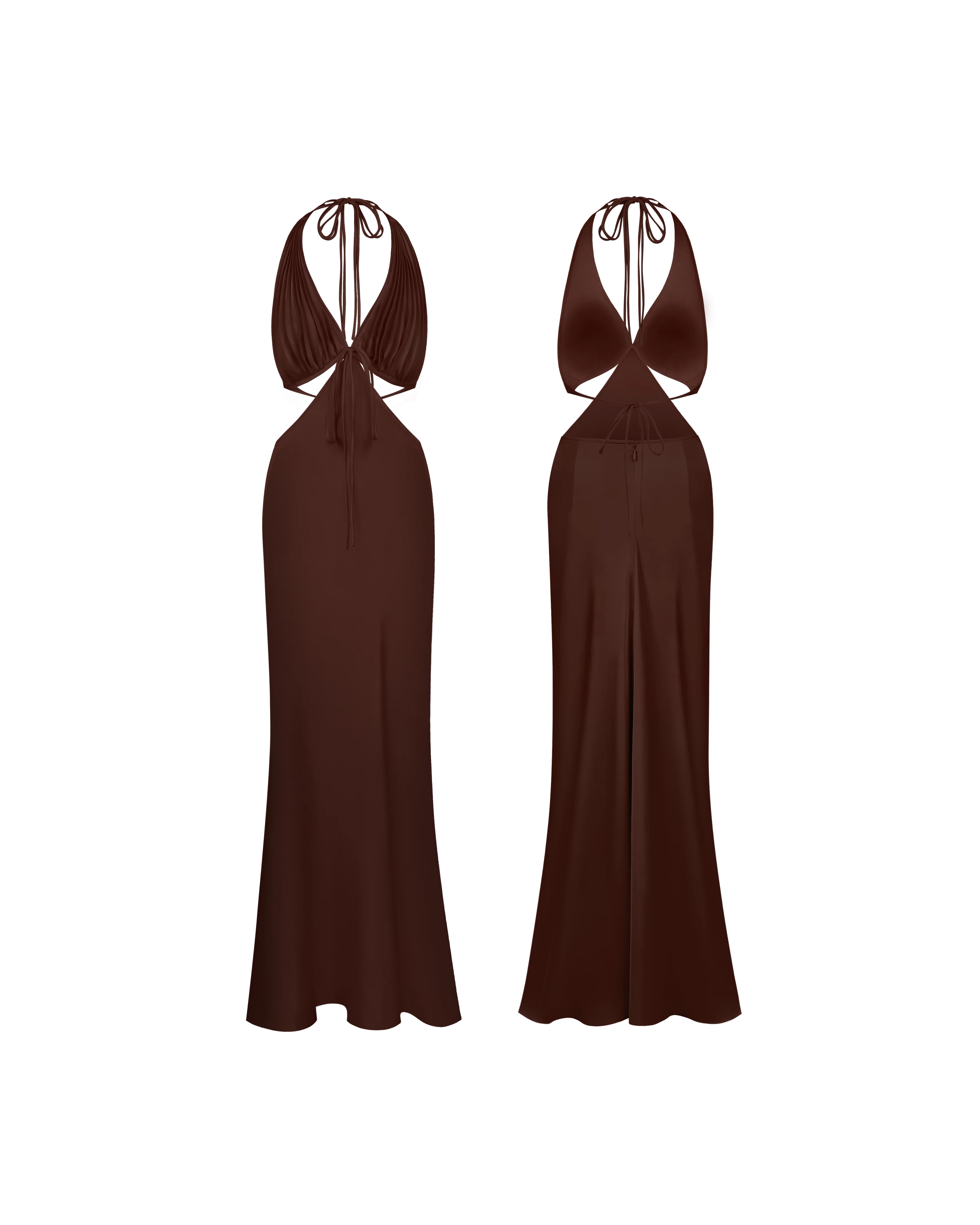 Ms. Pleat Cut-Out Dress (One-Tone) - Image 29
