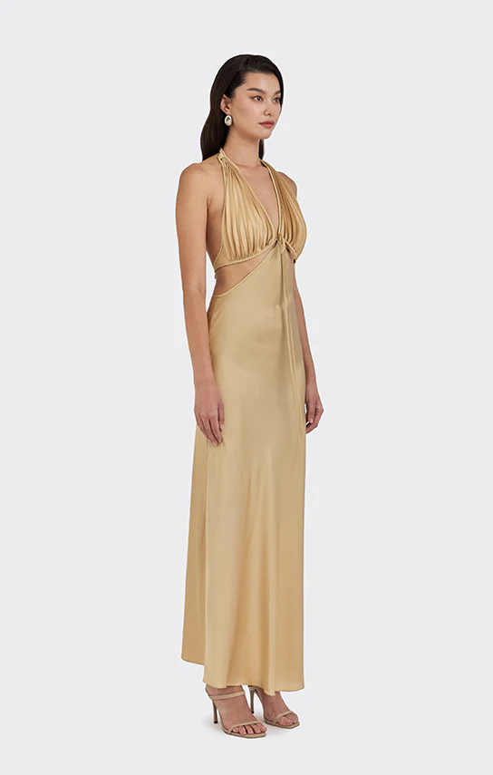 Ms. Pleat Cut-Out Dress (One-Tone) - Image 5
