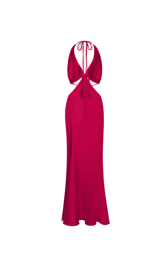 Ms. Pleat Cut-Out Dress (One-Tone) - Image 9