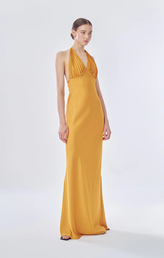 Ms. Pleat Maxi Dress