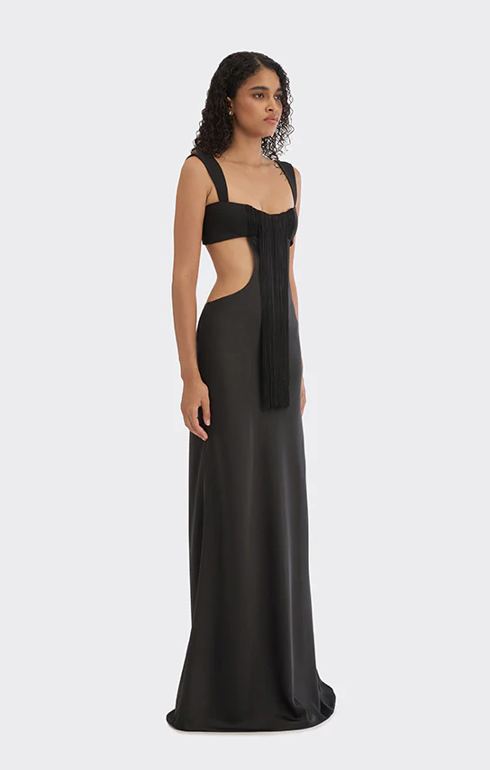 Ms. Thread Cut - Out Maxi Slip Dress - Image 2