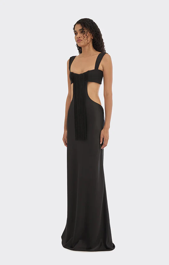 Ms. Thread Cut - Out Maxi Slip Dress - Image 3