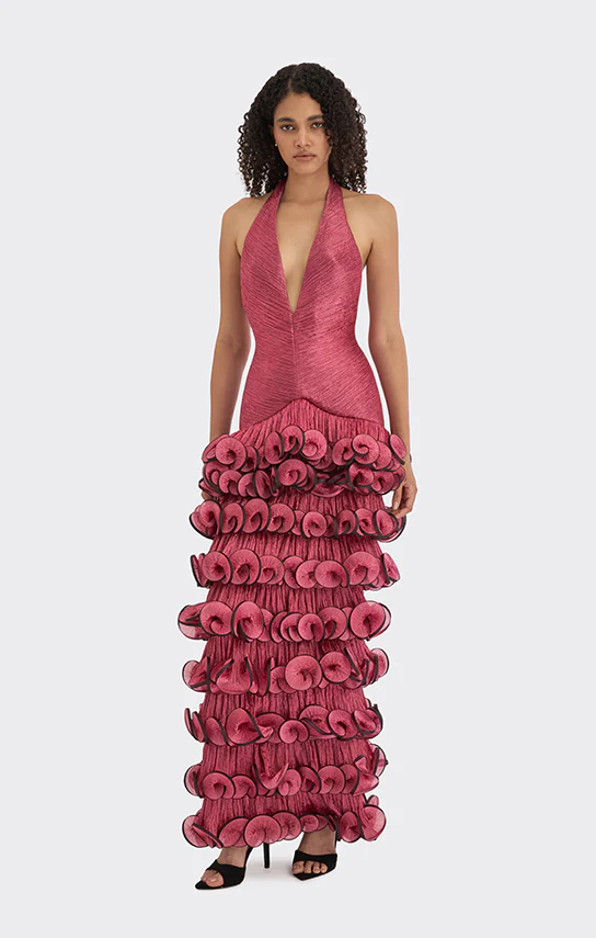 Ms. Tutu V Neck Maxi Dress - Image 3