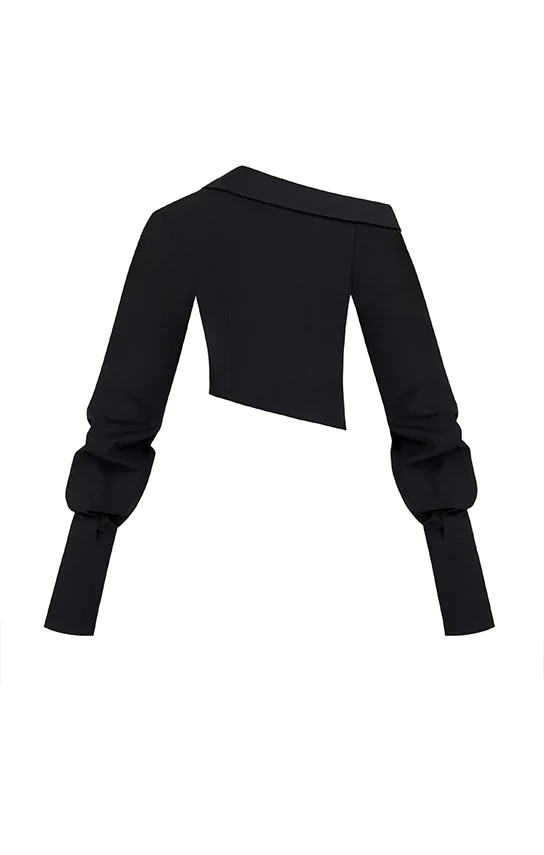 Off shoulder Cropped Shirt - Image 13